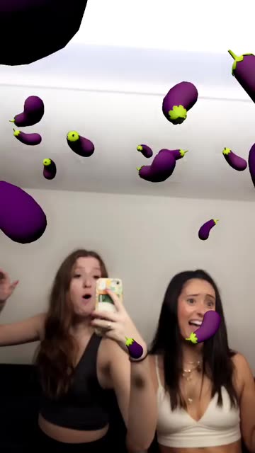 Preview for a Spotlight video that uses the Eggplant Rain Lens