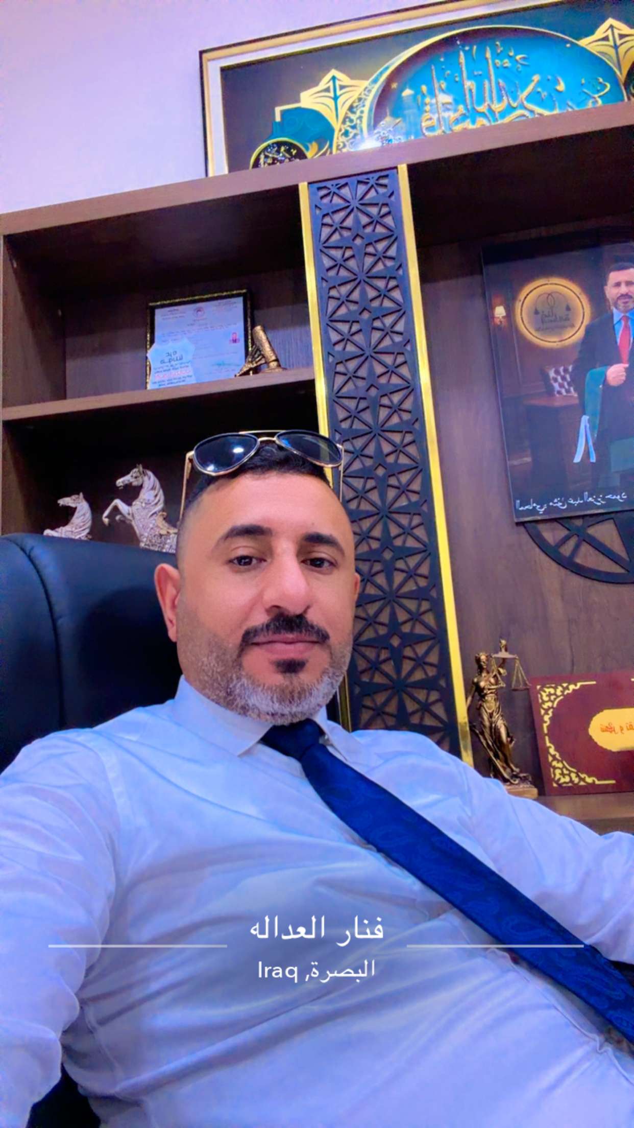 محتوى سناب شات لـ المحامي مثنى السعدون