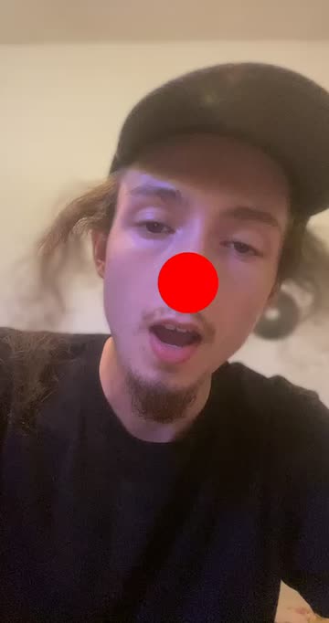 Preview for a Spotlight video that uses the Clown Nose Lens