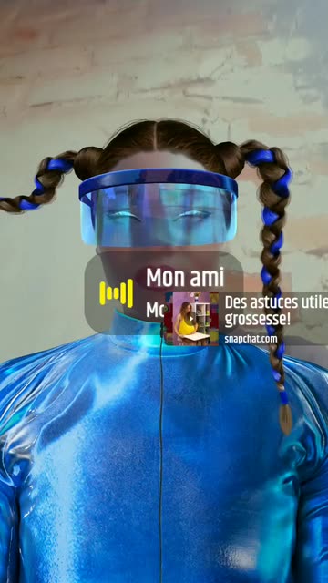 Preview for a Spotlight video that uses the Blue Cyber Look Lens