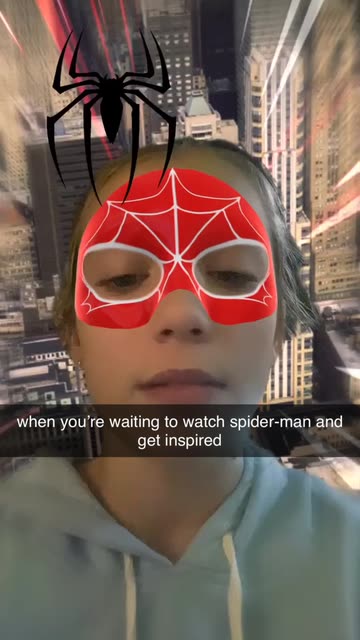 Preview for a Spotlight video that uses the PBN Spiderman Lens