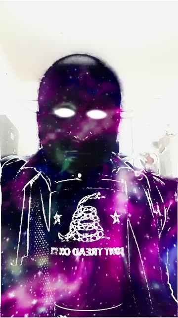 Preview for a Spotlight video that uses the Galaxy Skin Lens