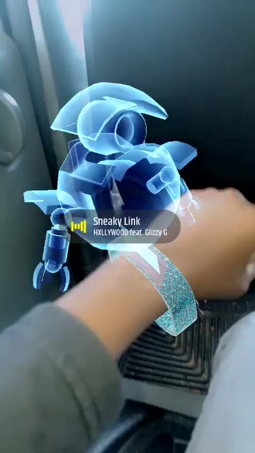 Preview for a Spotlight video that uses the HOLOGRAM WATCH Lens