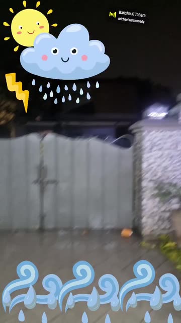 Preview for a Spotlight video that uses the Raining Lens