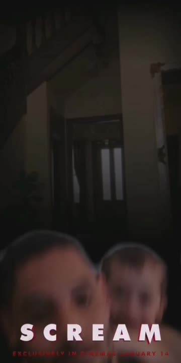 Preview for a Spotlight video that uses the Scream Ghostface Lens