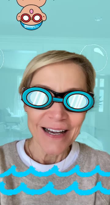 Preview for a Spotlight video that uses the Keep Swimming Lens