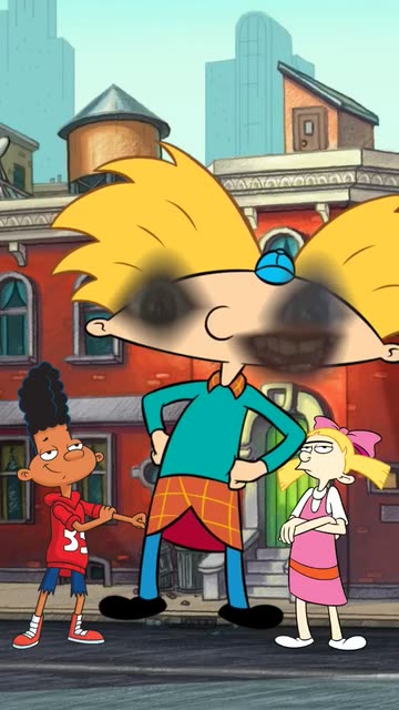 Preview for a Spotlight video that uses the Hey Arnold Lens