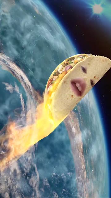 Preview for a Spotlight video that uses the Flying Taco 🌮 Lens