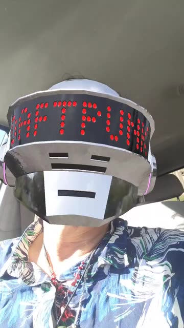 Preview for a Spotlight video that uses the Daft Punk Helmets Lens