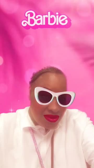 Preview for a Spotlight video that uses the Barbie Girl Lens