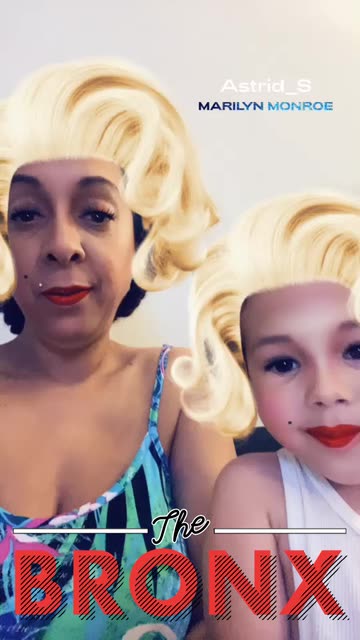 Preview for a Spotlight video that uses the Marilyn Monroe Lens