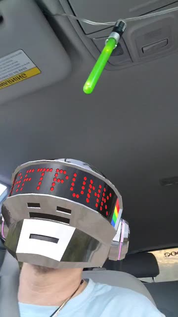 Preview for a Spotlight video that uses the Daft Punk Helmets Lens