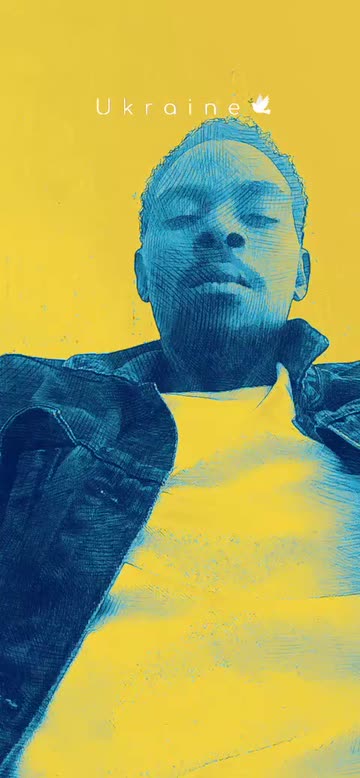Preview for a Spotlight video that uses the Ukrainian Colors 🇺🇦 Lens