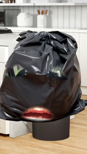 Preview for a Spotlight video that uses the Garbage bag Lens
