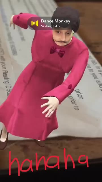 Preview for a Spotlight video that uses the Time To Dance Lens