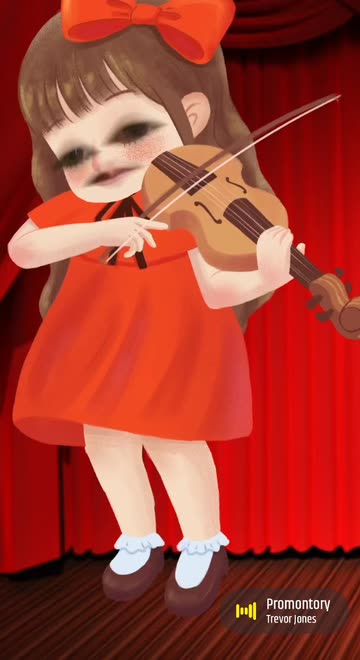 Preview for a Spotlight video that uses the Playing Violin Lens