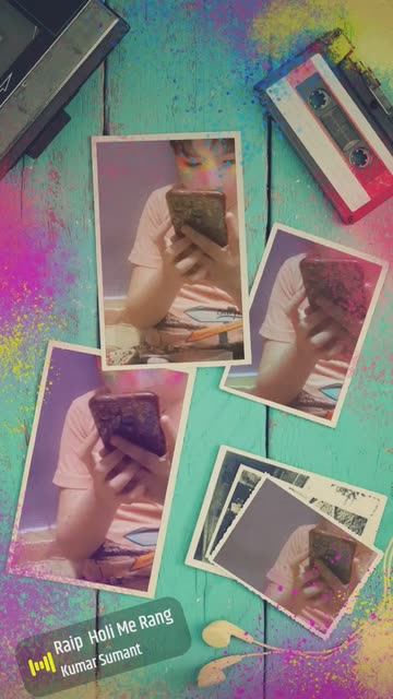 Preview for a Spotlight video that uses the Colorful Set Lens