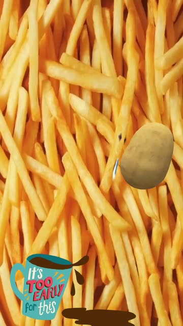 Preview for a Spotlight video that uses the Potatoes 3D Lens