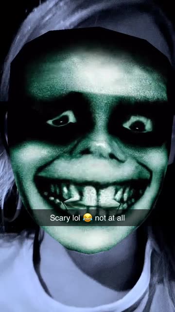 Scary Face Lens by Shania - Snapchat Lenses and Filters