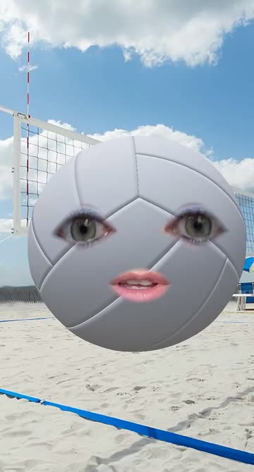 Preview for a Spotlight video that uses the VOLLEYBALL Lens