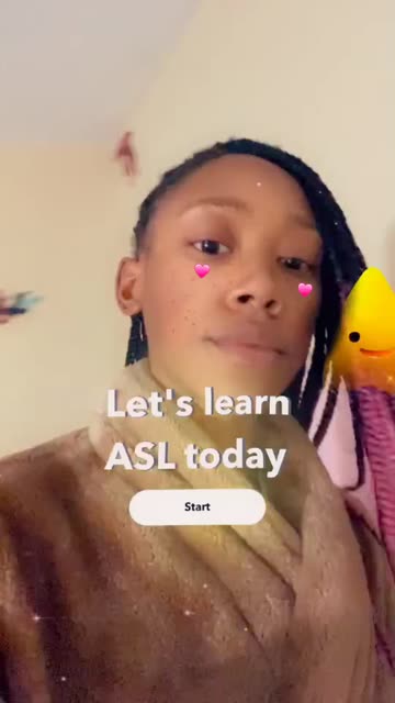 Preview for a Spotlight video that uses the ASL Alphabet Lens