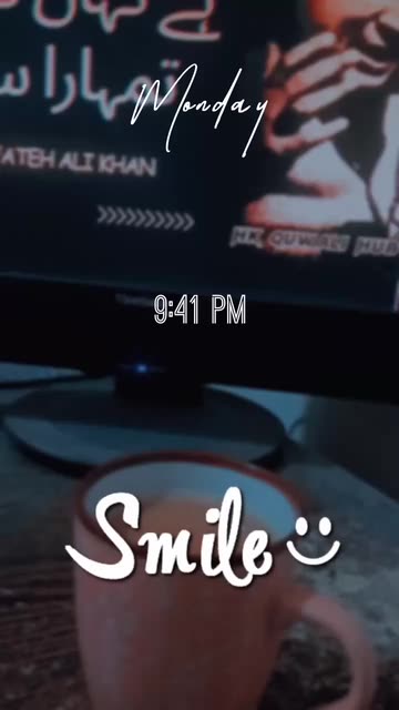 Preview for a Spotlight video that uses the Today Smile Face Lens