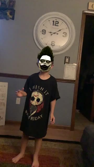 Preview for a Spotlight video that uses the Deathnote Ryuk Lens