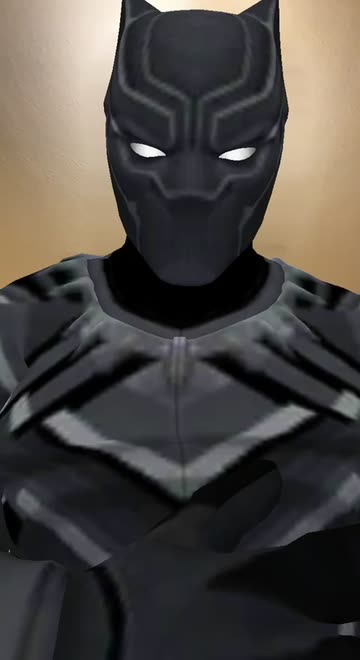 Preview for a Spotlight video that uses the Black Panther Suit Lens