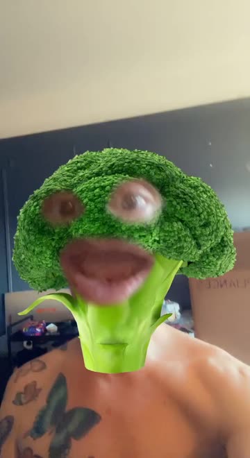 Preview for a Spotlight video that uses the Broccoli Head 🥦 Lens