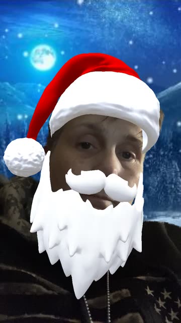 Preview for a Spotlight video that uses the Santa Lens