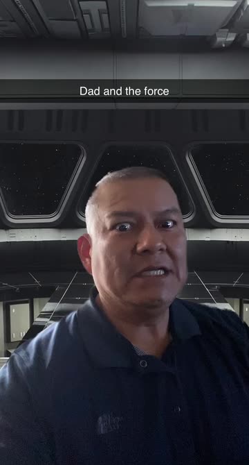Preview for a Spotlight video that uses the Star Wars Bridge Lens