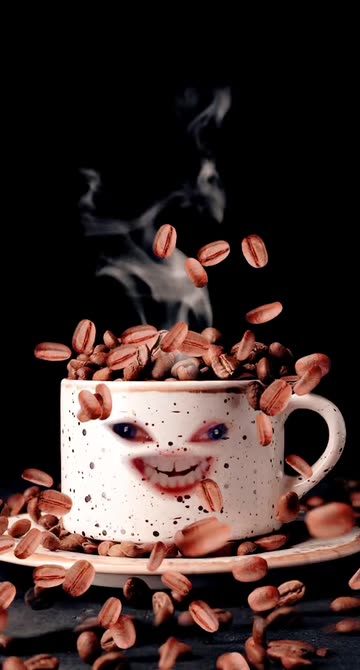 Preview for a Spotlight video that uses the Coffee Time Lens