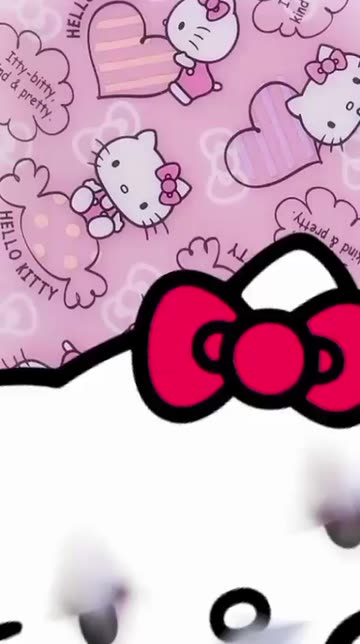 Preview for a Spotlight video that uses the hello kitty face Lens