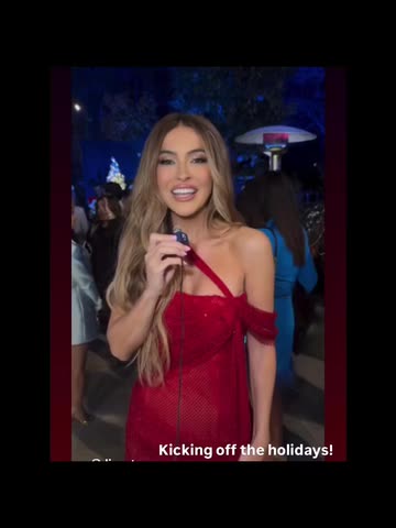 chrishell stause red dress CHRISHELL STAUSE AT THE SELLING SUNSET REUNION  Gaurav Gupta Official