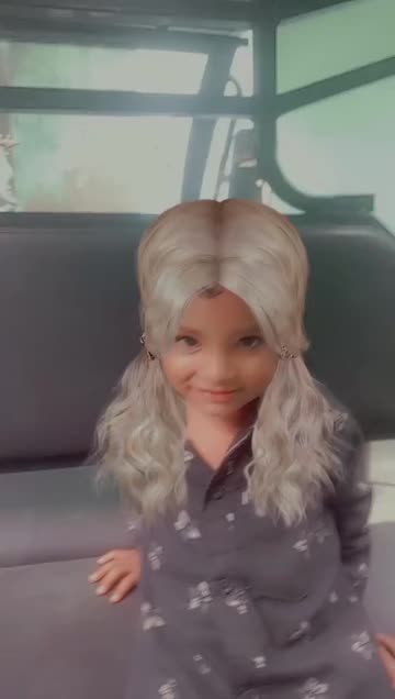 Preview for a Spotlight video that uses the Blondie Ponytails Lens