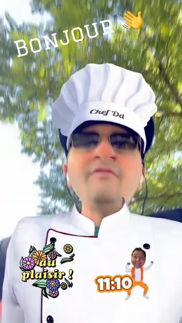 Preview for a Spotlight video that uses the Funny Chef Lens