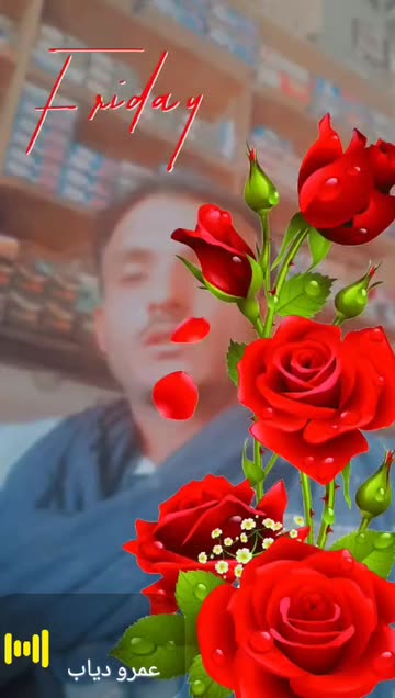 Preview for a Spotlight video that uses the Day Red Flowers Lens