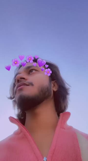 Preview for a Spotlight video that uses the purple love Lens
