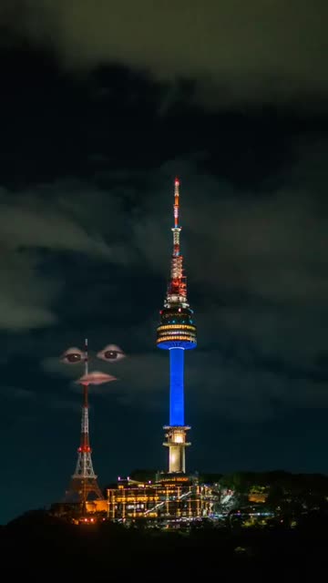 Preview for a Spotlight video that uses the Namsan Tower Lens