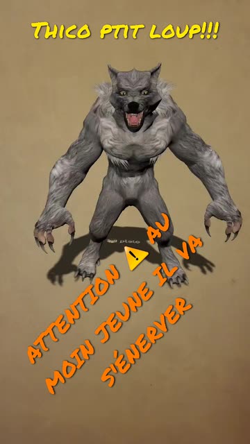 Preview for a Spotlight video that uses the Werewolf Attack Lens