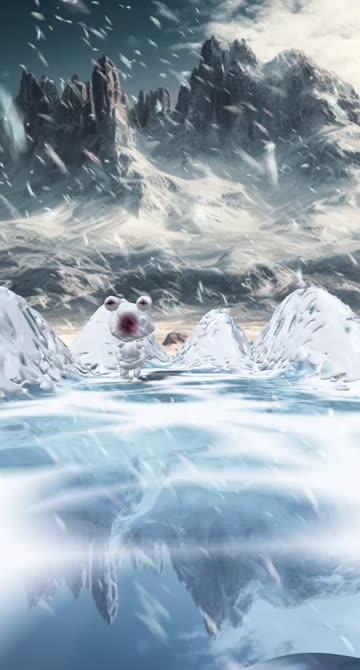 Preview for a Spotlight video that uses the Snow Bear Lens