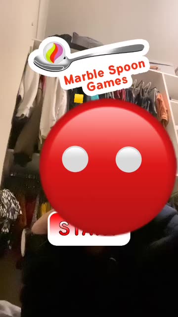 Preview for a Spotlight video that uses the Marble Spoon Games Lens