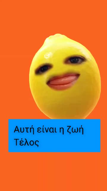 Preview for a Spotlight video that uses the Funny Lemon Lens