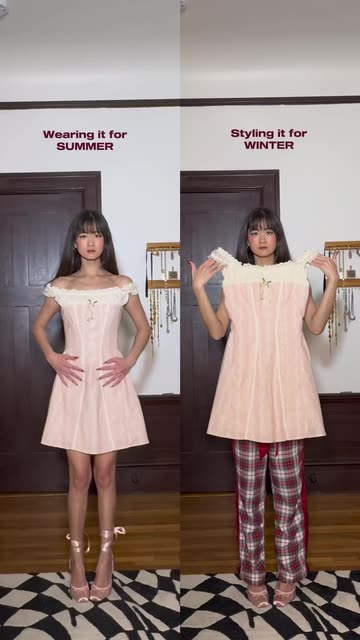how to wear spaghetti strap dress in winter You can wear your summer dresses in the winter. Im wearing a black  spaghetti strap dress and threw this sweater over it, tucking it into a  black headband around my waist., #outfitinspo