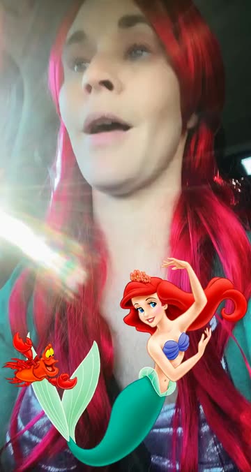 Preview for a Spotlight video that uses the Ariel Mermaid Lens