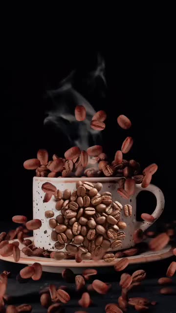 Preview for a Spotlight video that uses the Coffee Time Lens