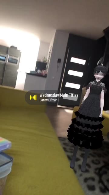 Preview for a Spotlight video that uses the Wednesday Dance Lens