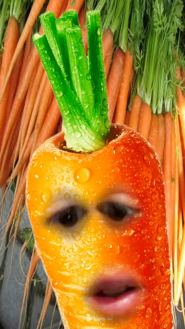 Preview for a Spotlight video that uses the Body Carrots Lens