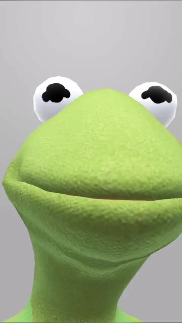 Preview for a Spotlight video that uses the Frog Puppet Lens