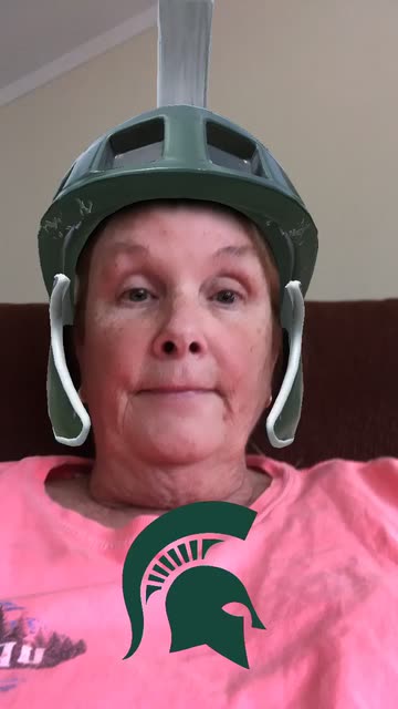 Preview for a Spotlight video that uses the Sparty the Spartan Lens